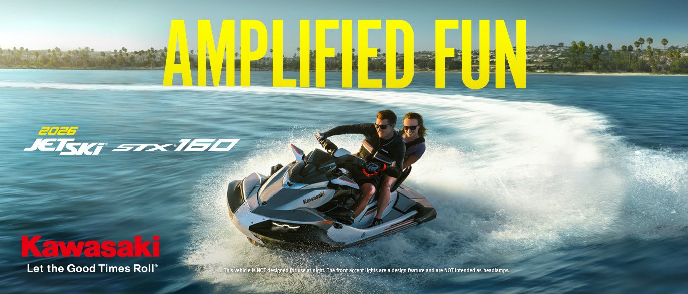 2026 Kawasaki Jet Ski STX 160 – Amplified Fun