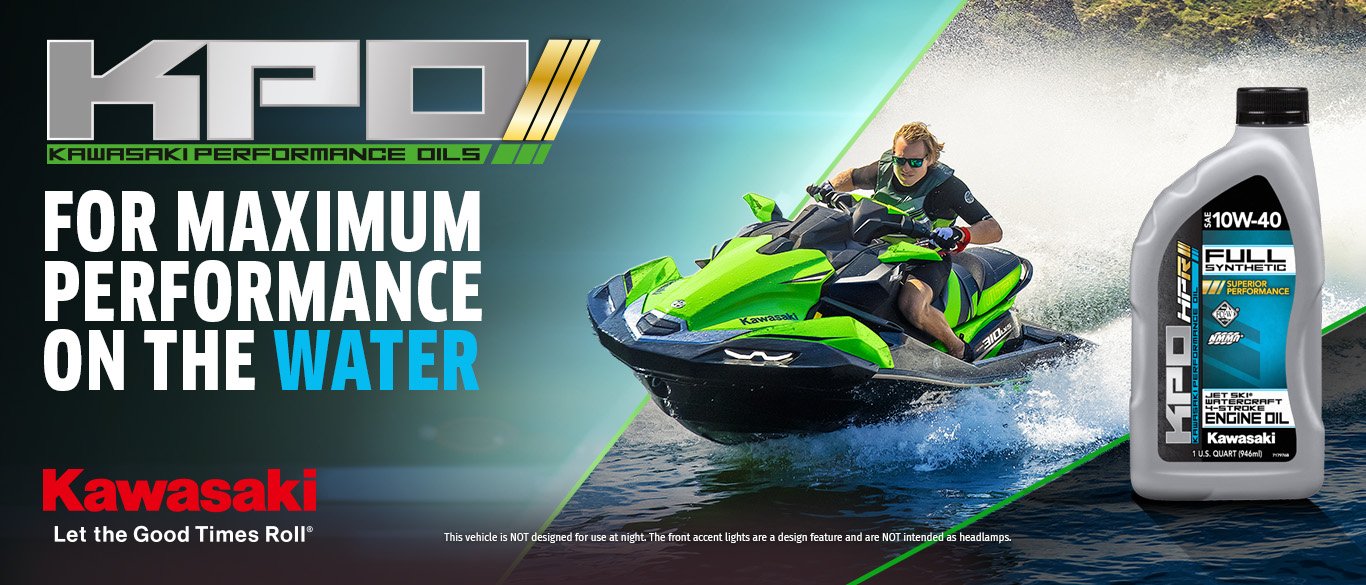 Kawasaki Performance Oils – Maximum Performance on the Water